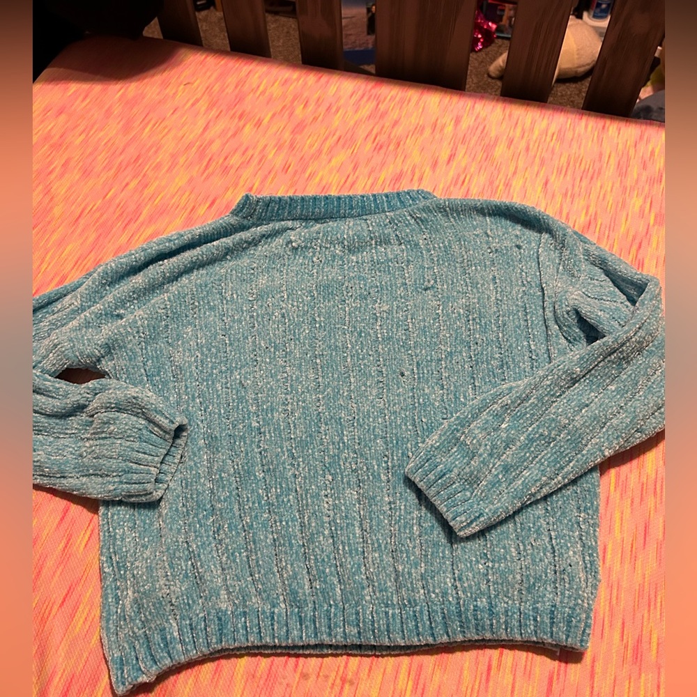 Blue Knit Sweater